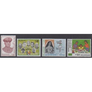 Acheter cette série de timbres des Philippines de l'année 1987 (No 1577/1580).
