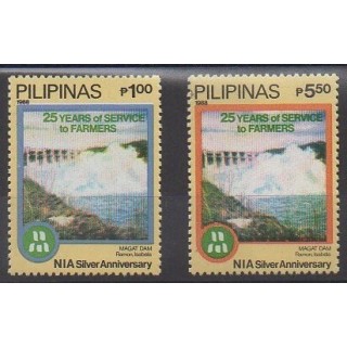 Acheter cette série de timbres des Philippines de l'année 1988 (No 1617/1618).