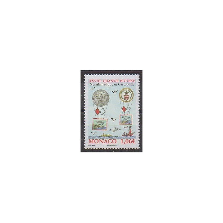 Buy this stamp of Monaco of the year 2021 ().