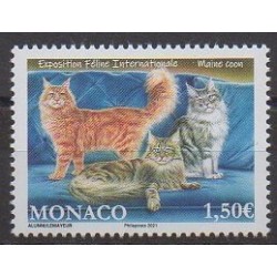 Monaco - 2021 - Nb 3296 - Cats