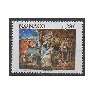 Buy this stamp of Monaco of the year 2021 ().