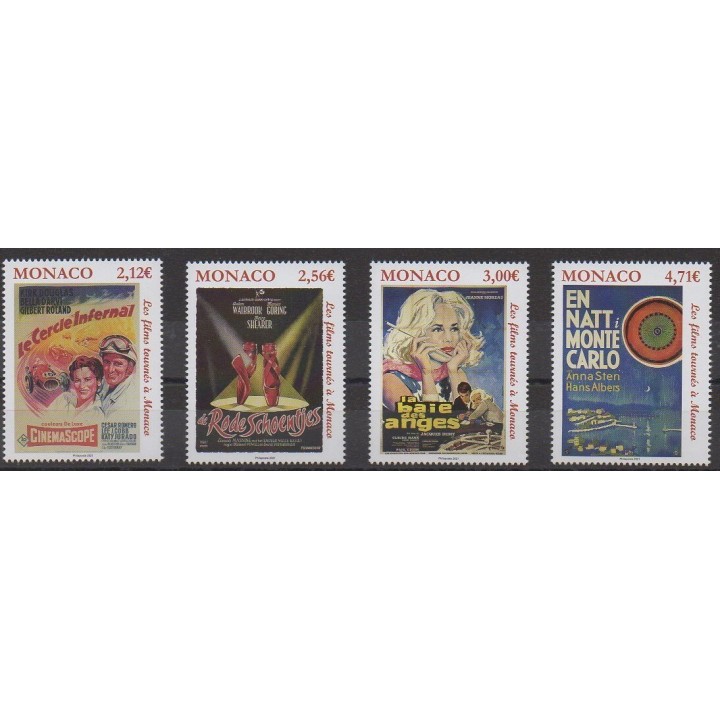 Buy this stamp of Monaco of the year 2021 (Films tournés à Monaco).