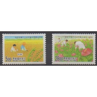 Buy this set of stamps of Formosa (Taiwan) of the year 1995 (Nb 2204/2205).