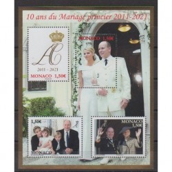 Monaco - 2021 - Nb 3279/3282