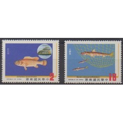 Formose (Taïwan) - 1983 - No 1470/1471 - Vie marine