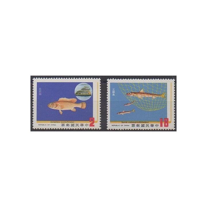 Buy this set of stamps of Formosa (Taiwan) of the year 1983 (Nb 1470/1471).