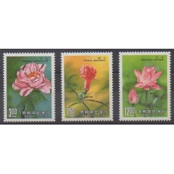 Formosa (Taiwan) - 1987 - Nb 1742/1744 - Flowers