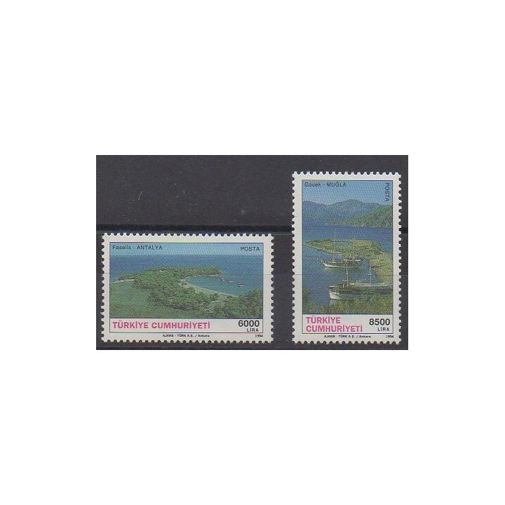 Buy this set of stamps of Turkey of the year 1994 (Nb 2767/2768).