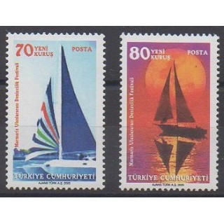 Acheter cette série de timbres de Turquie de l'année 2005 (No 3162/3163).