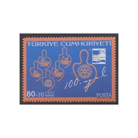 Turquie - 2005 - No 3159 - Rotary ou Lions club