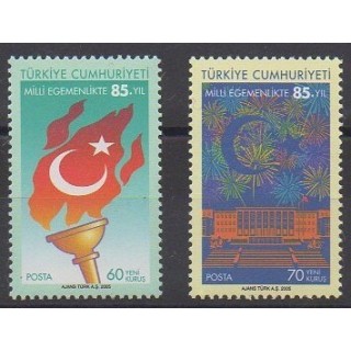 Buy this set of stamps of Turkey of the year 2005 (Nb 3165/3166).