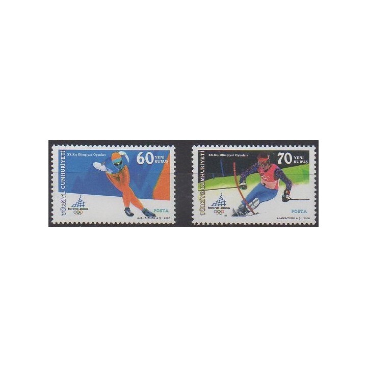 Acheter cette série de timbres de Turquie de l'année 2006 (No 3216/3217).