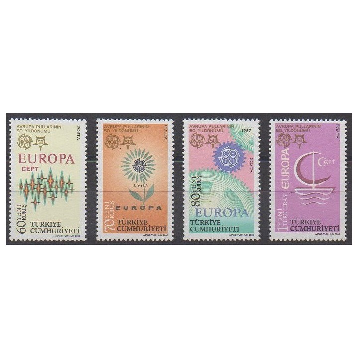 Buy this set of stamps of Turkey of the year 2005 (Nb 3212/3215).