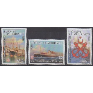 Acheter cette série de timbres de Turquie de l'année 2008 (No 3409/3411).