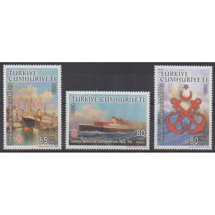 Buy this set of stamps of Turkey of the year 2008 (Nb 3409/3411).