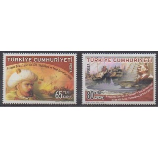 Buy this set of stamps of Turkey of the year 2008 (Nb 3393/3394).