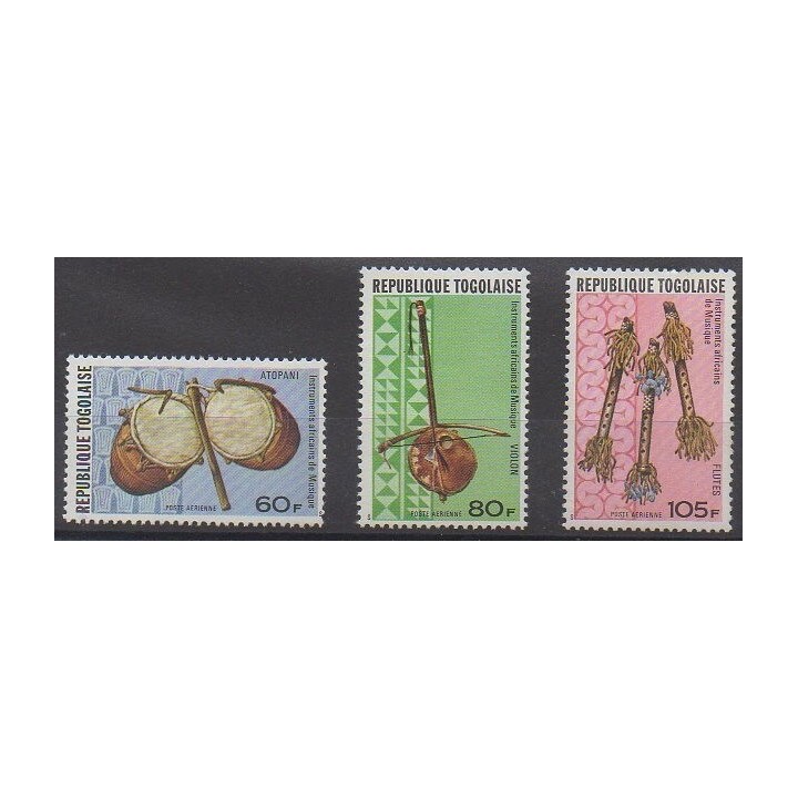 Buy these stamps of Togo of the year 1977 (Nb PA302/PA304).