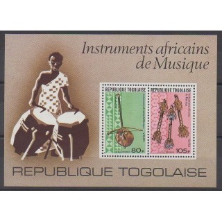 Acheter ce bloc-feuillet du Togo de l'année 1977 (No BF101).
