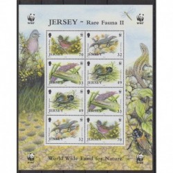 Jersey - 2004 - Nb F1170/1173 - Animals - Endangered species - WWF