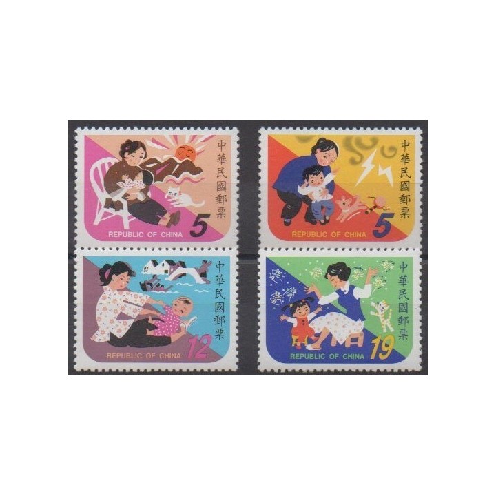 Acheter cette série de timbres de Formose (Taïwan) de l'année 1999 (No 2447/2450).