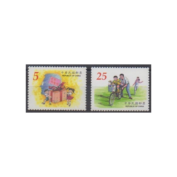 Buy this set of stamps of Formosa (Taiwan) of the year 1999 (Nb 2473/2474).