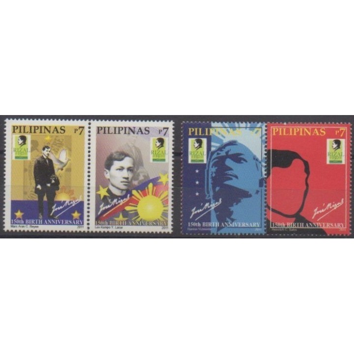 Acheter cette série de timbres des Philippines de l'année 2011 (No 3601/3604).