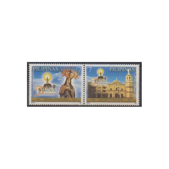 Acheter cette série de timbres des Philippines de l'année 2012 (No 3675/3676).