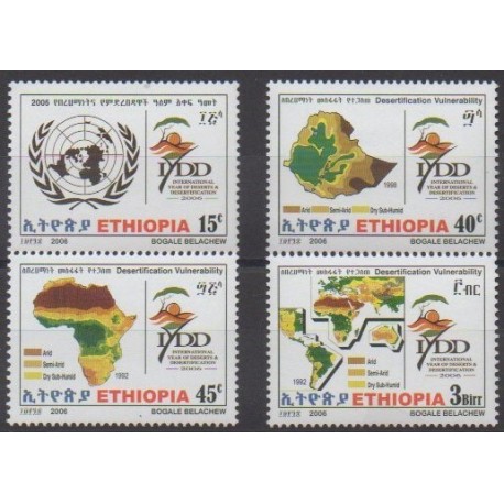 Éthiopie - 2006 - No 1654/1657 - Environnement