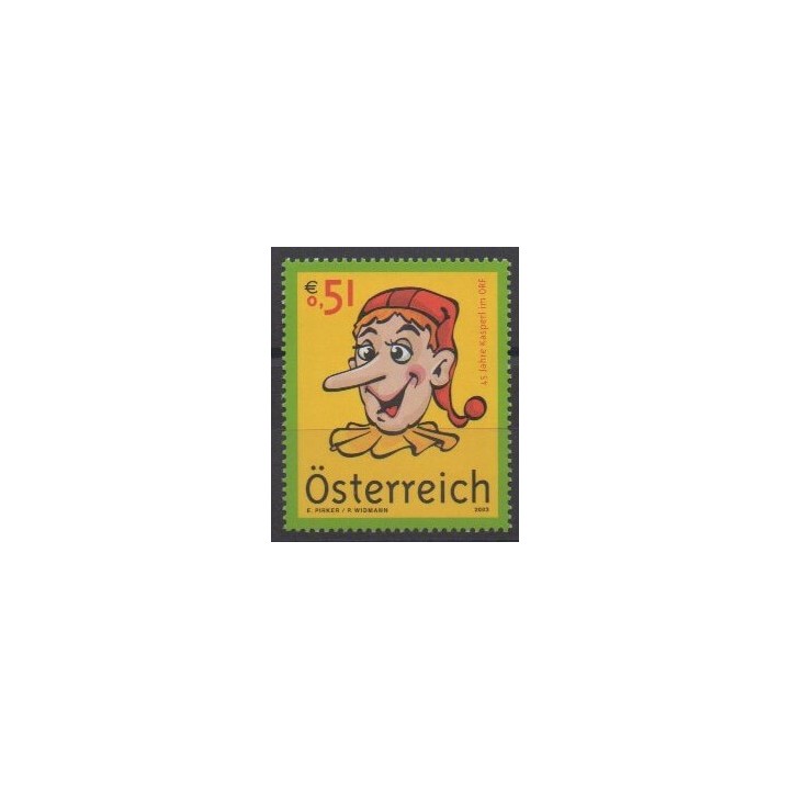Acheter ce timbre d'Autriche de l'année 2003 (No 2238).