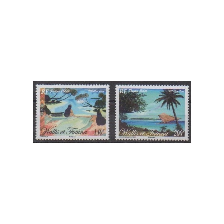 Acheter cette série de timbres de Wallis et Futuna de l'année 2006 (No 658/659).