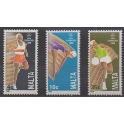 Malta - 1988 - Nb 782/784 - Summer Olympics
