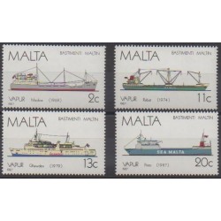 Malta - 1987 - Nb 756/759 - Boats