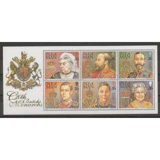 Timbres - royauté - Man (Ile de) - 1999 - No 854/859