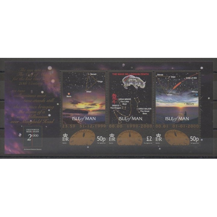 Timbres - astronomie - Man (Ile de) - 1999 - No BF 41