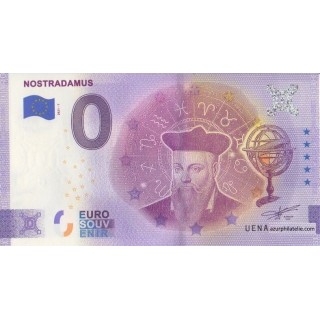 Euro banknote memory - 2021 - Nostradamus - (Paris)
