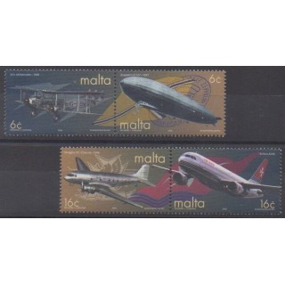 Acheter cette série de timbres de Malte de l'année 2000 (No 1102/1105).