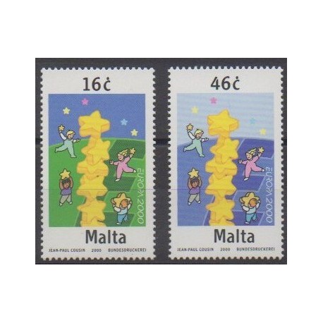 Malta - 2000 - Nb 1100/1101 - Europa