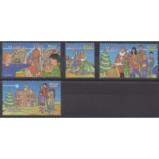 Acheter cette série de timbres de Malte de l'année 2000 (No 1121/1124).
