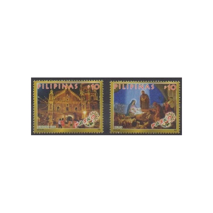 Acheter cette série de timbres des Philippines de l'année 2012 (No 3733/3734).