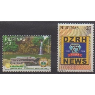 Buy this set of stamps of Philippines of the year 2014 (Nb 3856/3857).