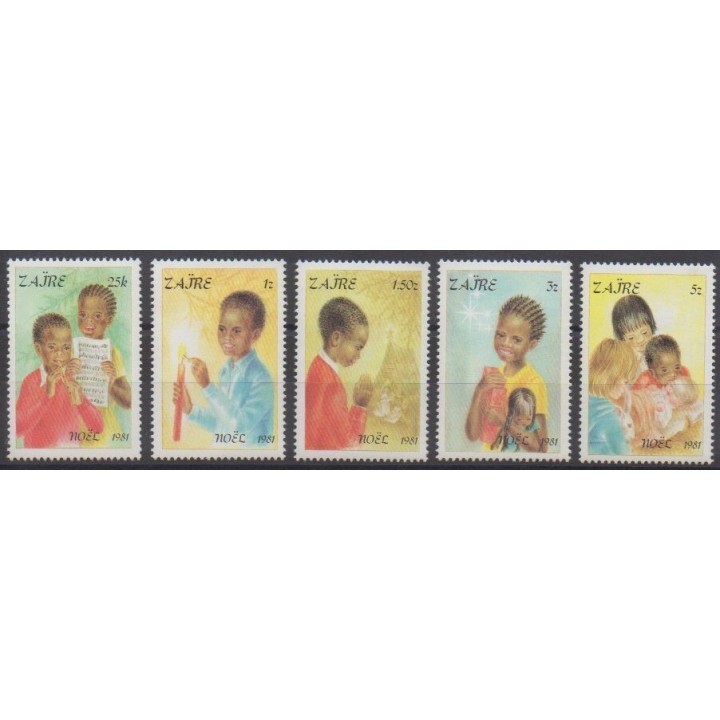 Buy this set of stamps of Zaire of the year 1981 (Nb 1059/1063).