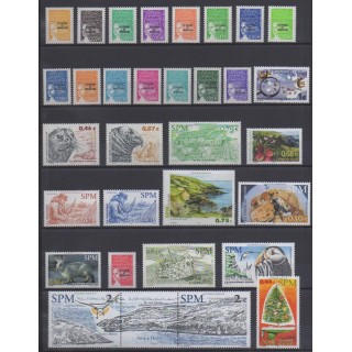 Acheter les timbres de Saint-Pierre et Miquelon de l'année 2002 (No 758/787 - PA82).