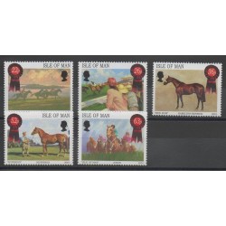 Man (Isle of) - 2001 - Nb 966/970 - Horses