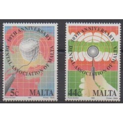 Malte - 1994 - No 899/900 - Santé ou Croix-Rouge