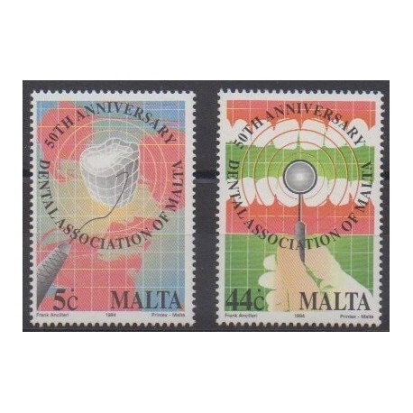 Malte - 1994 - No 899/900 - Santé ou Croix-Rouge