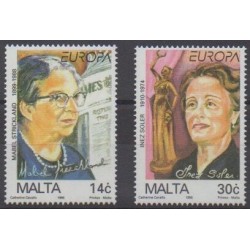 Malte - 1996 - No 958/959 - Célébrités - Europa