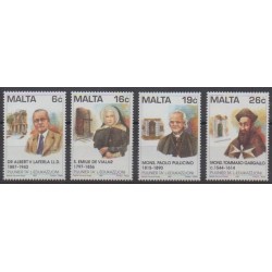 Malte - 1997 - No 995/998 - Célébrités - Religion