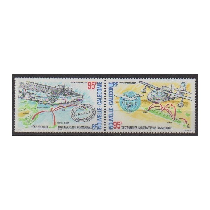Acheter ces timbres de Nouvelle-Calédonie de l'année 1997 (No PA345/PA346).
