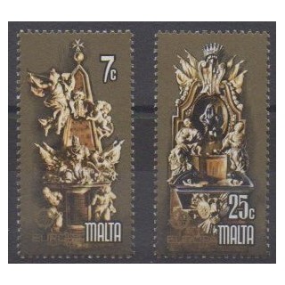 Acheter cette série de timbres de Malte de l'année 1978 (No 564/565).