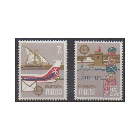 Malta - 1979 - Nb 583/584 - Postal Service - Europa